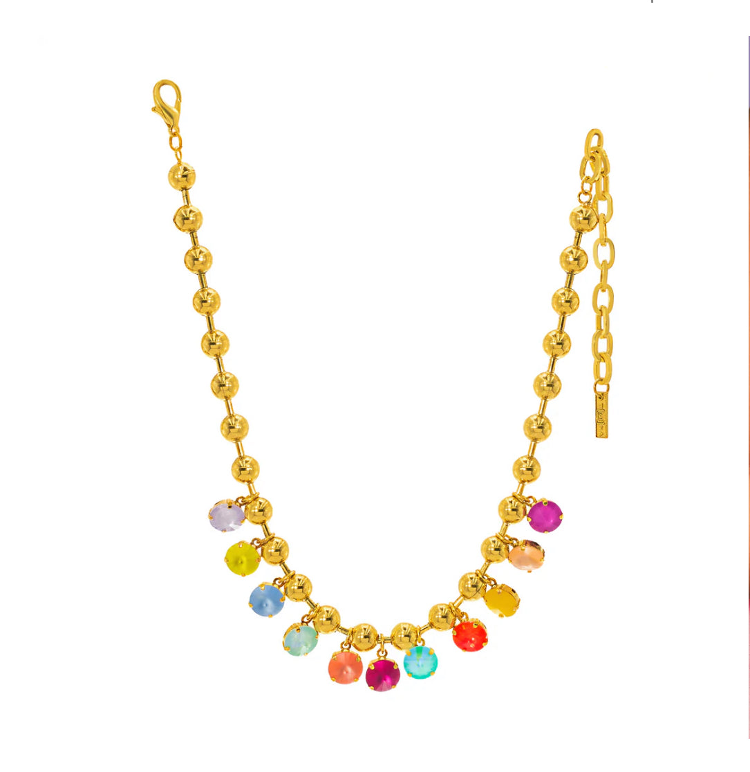Anya Necklace in Candy Crush | Tova Crystal Statement Necklace
