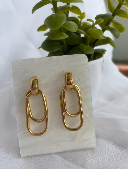 NOVA EARRINGS GOLD